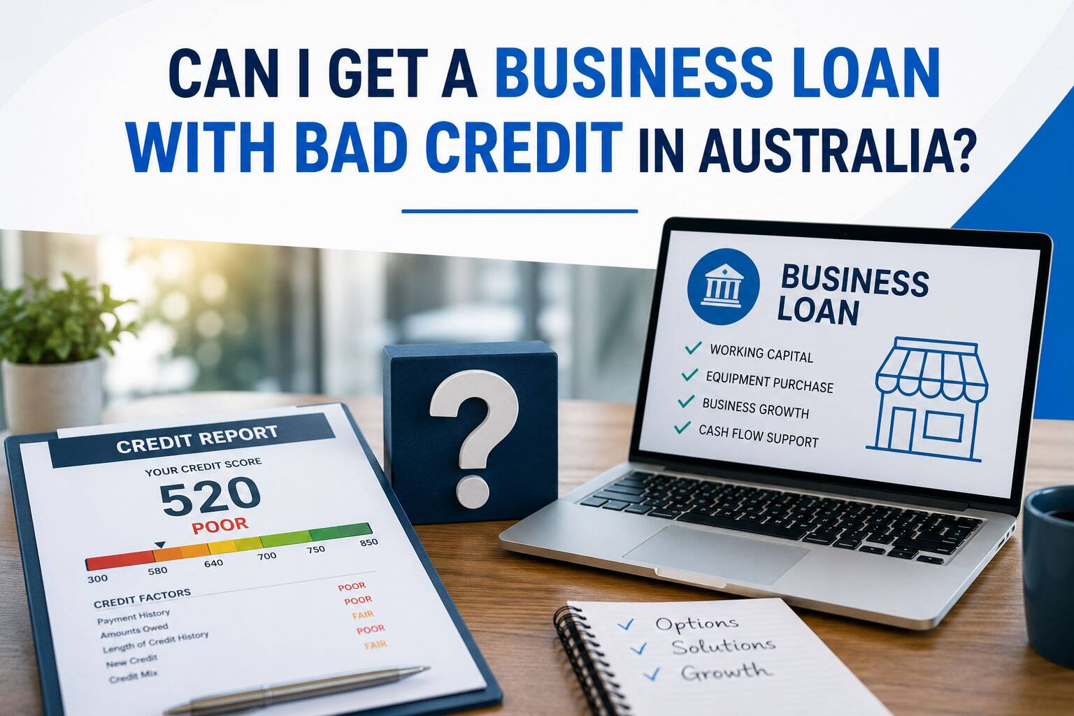Can I Get A Business Loan With Bad Credit In Australia?
